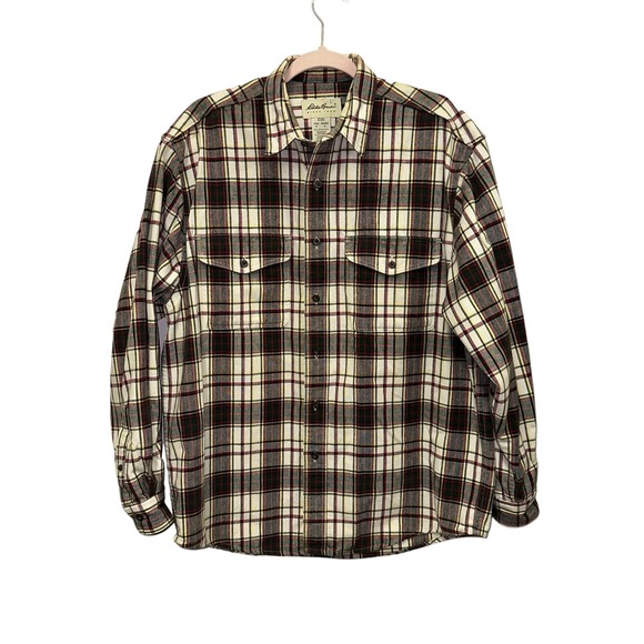Eddie Bauer Plaid Button Down Flannel - Picture 1 of 6